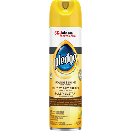 Poli &agrave; meubles Pledge au citron, 14,2 oz., Canette a&eacute;rosol Rideout Tool & Machine Inc.