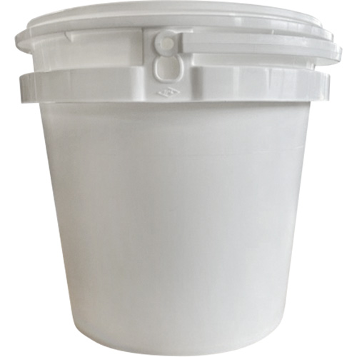 Seau avec couvercle, Plastique, 2,3 gal. Rideout Tool & Machine Inc.