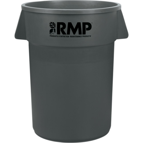 Garbage Bin, Polyethylene, 44 US gal. Rideout Tool & Machine Inc.