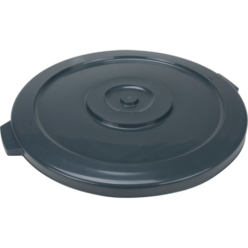 Couvercle pour contenant &agrave; d&eacute;chets, Couvercle plat, Plastique/Poly&eacute;thyl&egrave;ne, Convient aux contenants 24" dia. Rideout Tool & Machine Inc.