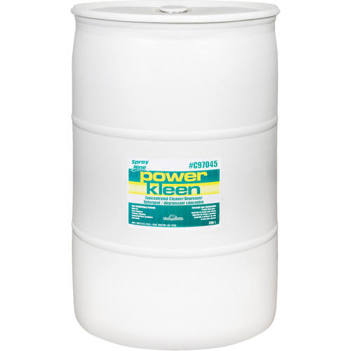 Produit nettoyant pour nettoyeur de pi&egrave;ces Power Kleen, 208 L, Baril Rideout Tool & Machine Inc.