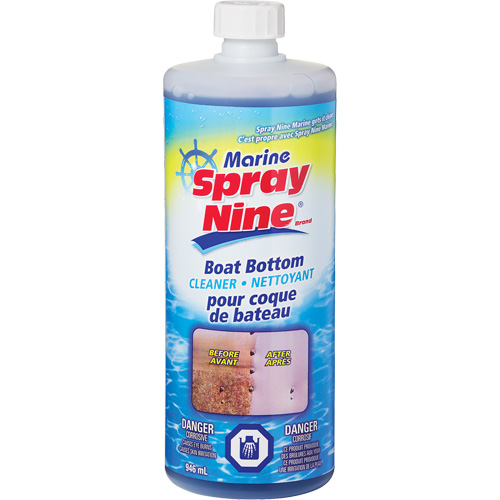 Nettoyant de fond de bateau Spray Nine, 946 ml, Bouteille Rideout Tool & Machine Inc.
