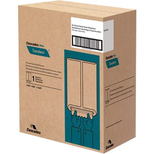 Distributeur d'essuie-mains Pro Tandem, Sans contact, 11,5" la x 9" p x 16,6" h Rideout Tool & Machine Inc.