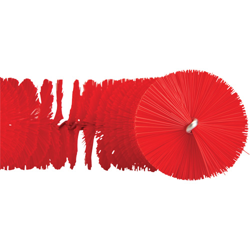Hooked Brush, Medium/Stiff Bristles, 15-1/2" Long, Red Rideout Tool & Machine Inc.