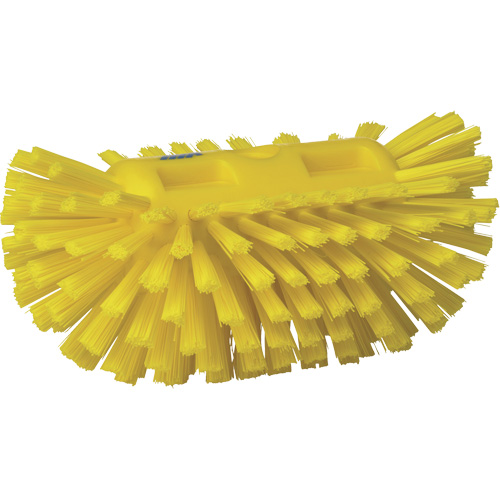 Tank Brush, Stiff Bristles, 8-1/4" Long, Yellow Rideout Tool & Machine Inc.