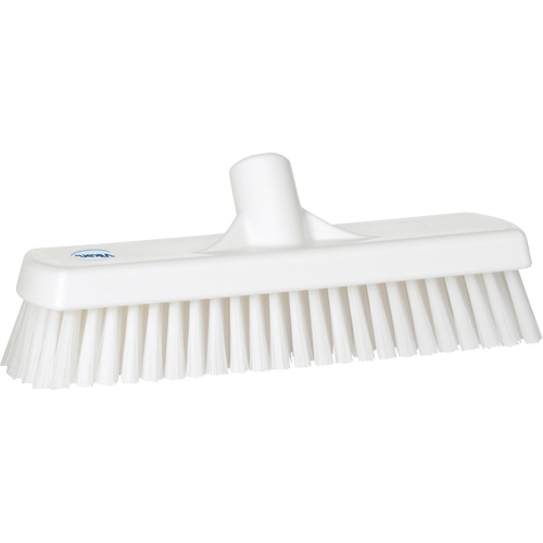 Brosse &agrave; r&eacute;curer pour planchers et murs, Crins Ferme, 12", Polyester, Blanc Rideout Tool & Machine Inc.