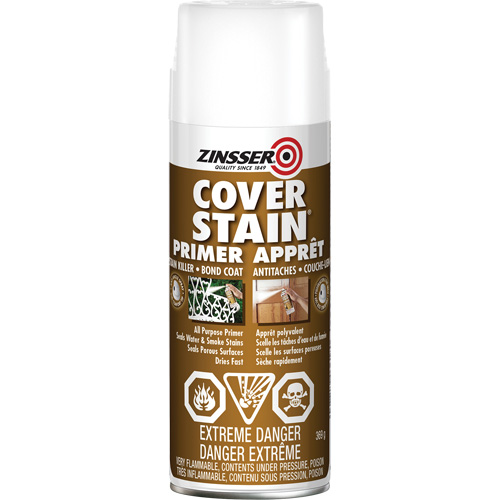 Cover Stain&reg; Oil-Base Primer Sealer, Aerosol Can, White Rideout Tool & Machine Inc.