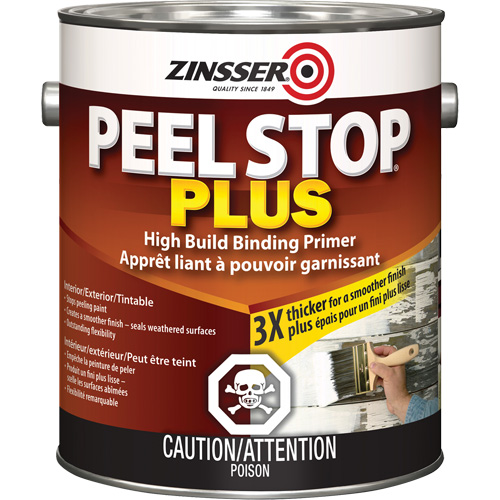 Couche primaire avec liant Plus High Build Peel Stop, 3,78 L, Gallon, Blanc Rideout Tool & Machine Inc.