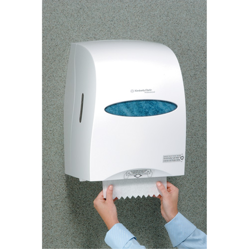 Sanitouch Hard Roll Towel Dispenser, Manual/No-Touch, 12.63" W x 10.2" D x 16.13" H Rideout Tool & Machine Inc.