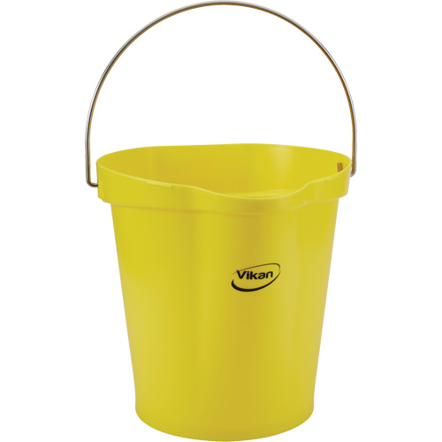 Seau pour l'hygi&egrave;ne des aliments, Jaune, 3 gal. US Rideout Tool & Machine Inc.