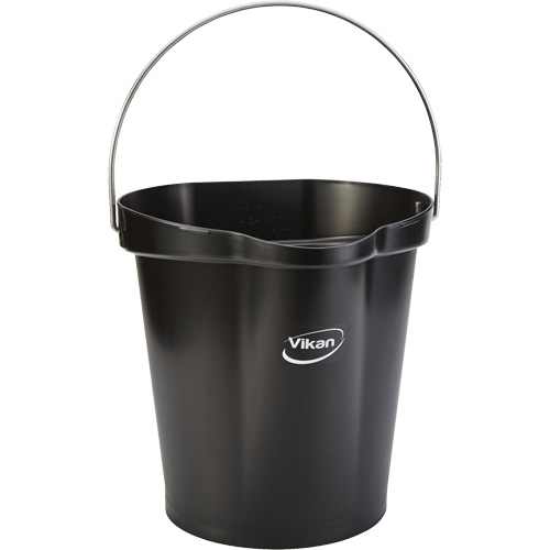 Food Hygiene Bucket, Black, 3 US gal. Rideout Tool & Machine Inc.