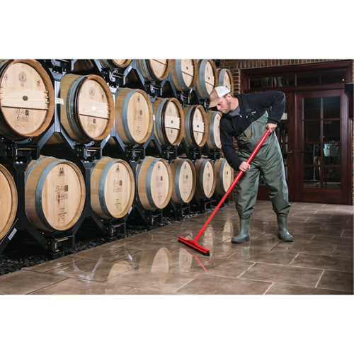 Fixed Head Food Hygiene Floor Squeegee, 20", Green Rideout Tool & Machine Inc.