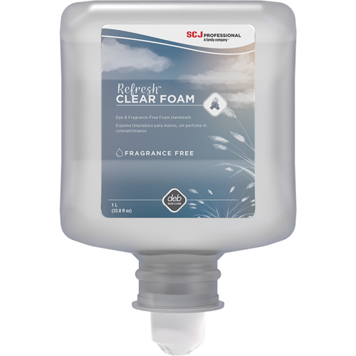 Refresh Clear Handwash, Foam, 1 L, Unscented Rideout Tool & Machine Inc.