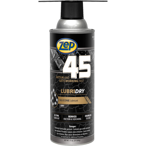 45 Lubridry Silicone-Based Dry Lubricant, Aerosol Can Rideout Tool & Machine Inc.
