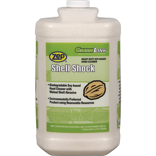 Nettoyant surpuissant pour les mains Shell Shock, Cr&egrave;me, 3,78 L, Cruche, Parfum&eacute; Rideout Tool & Machine Inc.