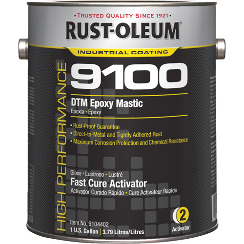 Activateur pour s&eacute;chage rapide pour mastic &eacute;poxy DTM du syst&egrave;me 9100, Gallon Rideout Tool & Machine Inc.