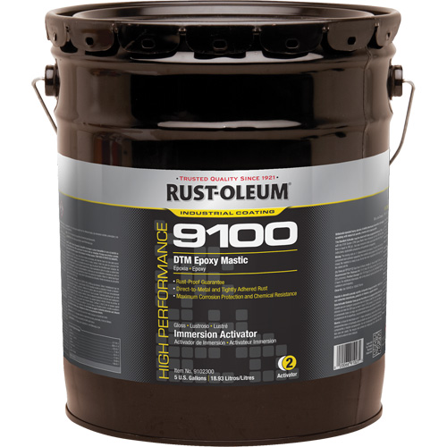 Activateur pour immersion pour mastic &eacute;poxy DTM du syst&egrave;me 9100, 5 gal., Seau Rideout Tool & Machine Inc.