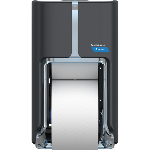 Distributeur haute capacit&eacute; de papier hygi&eacute;nique Pro Tandem &agrave; deux rouleaux, un par-dessus l'autre, Multiple Capacit&eacute; du rouleau Rideout Tool & Machine Inc.