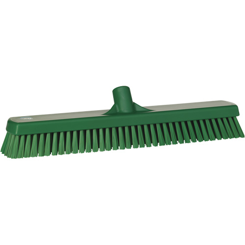 Brosse &agrave; r&eacute;curer pour planchers et murs, Crins Ferme, 19", Polyester, Vert Rideout Tool & Machine Inc.