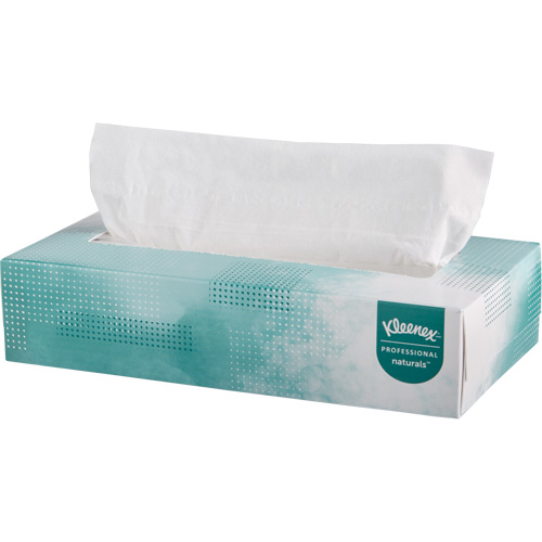 Kleenex&reg; Naturals Facial Tissues, 2 Ply, 8.4" L x 8" W, 125 Sheets/Box Rideout Tool & Machine Inc.