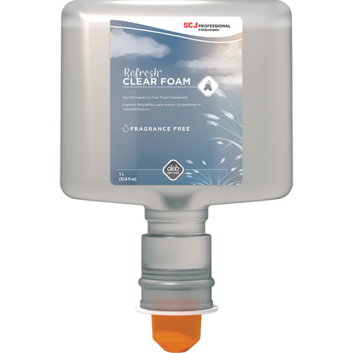 Refresh Clear Handwash, Foam, 1.2 L, Unscented Rideout Tool & Machine Inc.