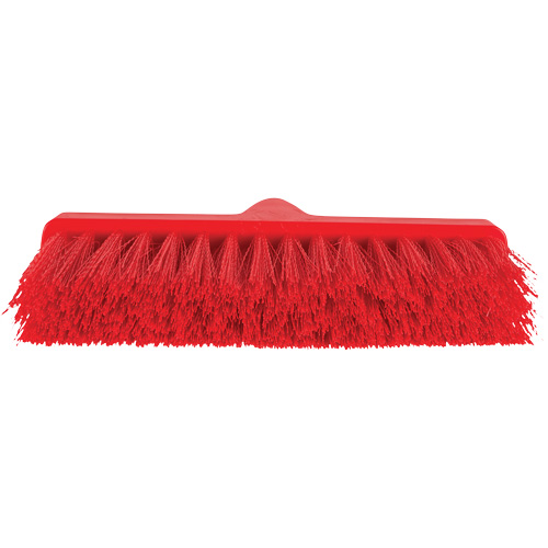 ColorCore Angle Head Broom, Medium Bristles, 10", Polypropylene, Red Rideout Tool & Machine Inc.