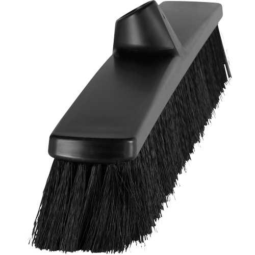ColorCore Push Broom, Fine Bristles, 24", Polypropylene, Black Rideout Tool & Machine Inc.