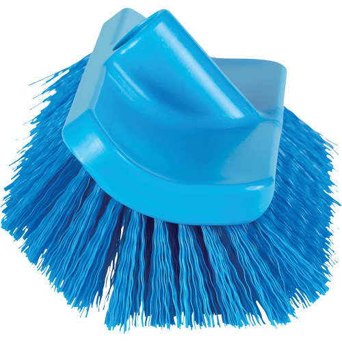 Brosse &agrave; angle double ColorCore pour surfaces hautes et basses, Soies Ferme, Longueur de 10", Bleu Rideout Tool & Machine Inc.