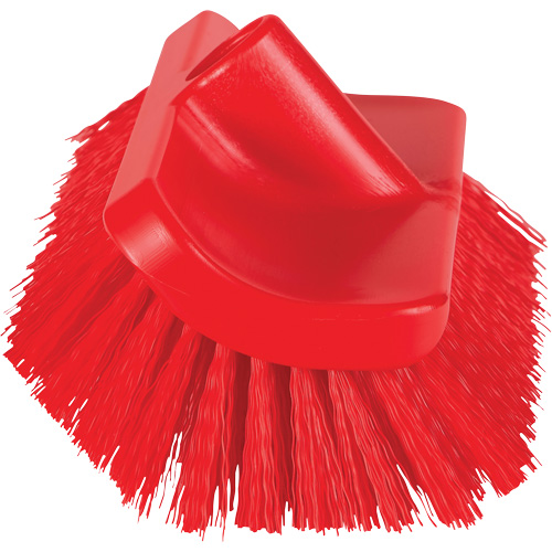 Brosse &agrave; angle double ColorCore pour surfaces hautes et basses, Soies Ferme, Longueur de 10", Rouge Rideout Tool & Machine Inc.