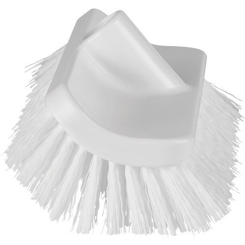 Brosse &agrave; angle double ColorCore pour surfaces hautes et basses, Soies Ferme, Longueur de 10", Blanc Rideout Tool & Machine Inc.