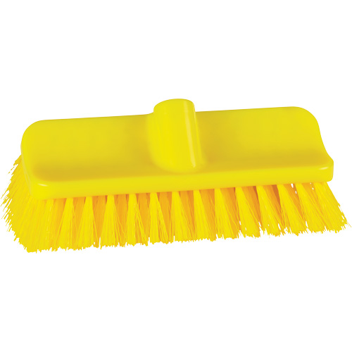 Brosse &agrave; angle double ColorCore pour surfaces hautes et basses, Soies Ferme, Longueur de 10", Jaune Rideout Tool & Machine Inc.
