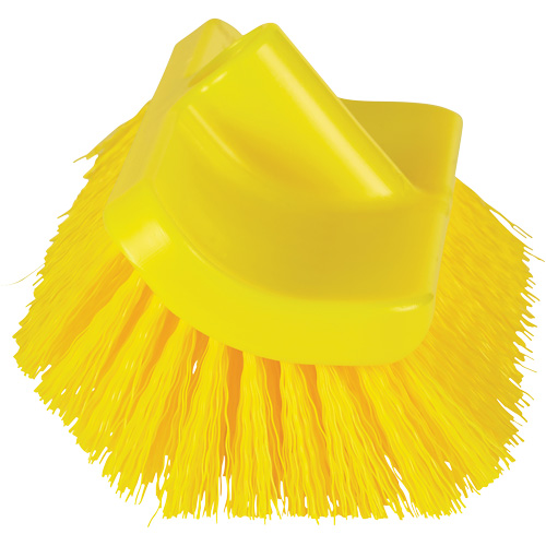 Brosse &agrave; angle double ColorCore pour surfaces hautes et basses, Soies Ferme, Longueur de 10", Jaune Rideout Tool & Machine Inc.