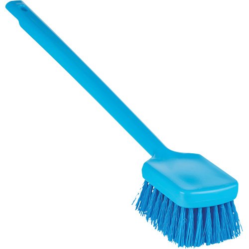 ColorCore Long Handle Brush, Stiff Bristles, 20" Long, Blue Rideout Tool & Machine Inc.