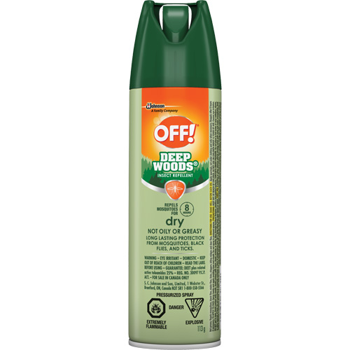 Insectifuge Off! R&eacute;gions sauvages, DEET &agrave; 25 %, A&eacute;rosol, 113 g Rideout Tool & Machine Inc.