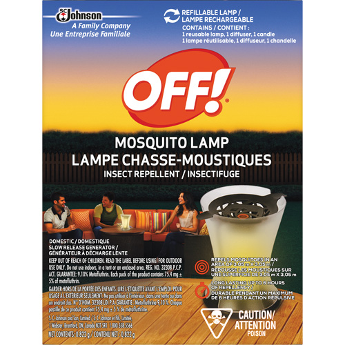 Lampe chasse-moustiques Off! PowerPad, Sans DEET, Lampe,  Rideout Tool & Machine Inc.