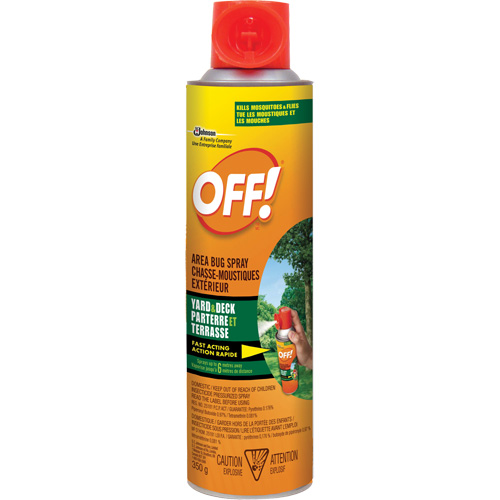 Insectifuge ext&eacute;rieur Off!, Sans DEET, A&eacute;rosol, 350 g Rideout Tool & Machine Inc.