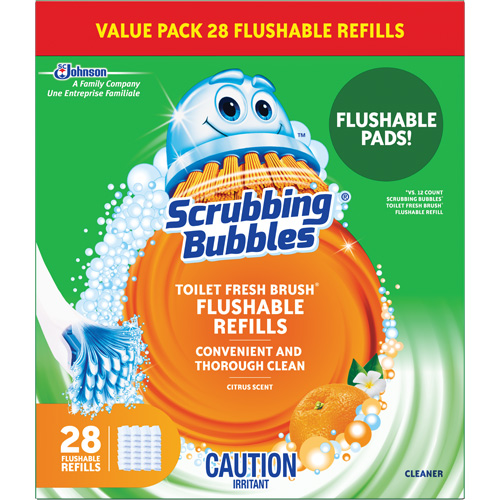 Scrubbing Bubbles&reg; Fresh Brush&reg; Toilet Brush Refills, Refill Rideout Tool & Machine Inc.