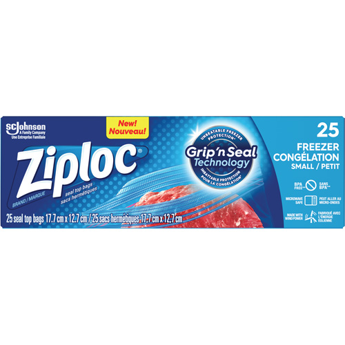 Sacs de cong&eacute;lation Ziploc Rideout Tool & Machine Inc.
