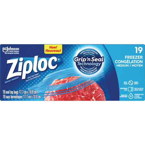 Sacs de cong&eacute;lation Ziploc Rideout Tool & Machine Inc.