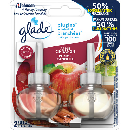 Glade&reg; PlugIns&reg; Scented Oil Refills, Apple Cinnamon, Cartridge Rideout Tool & Machine Inc.