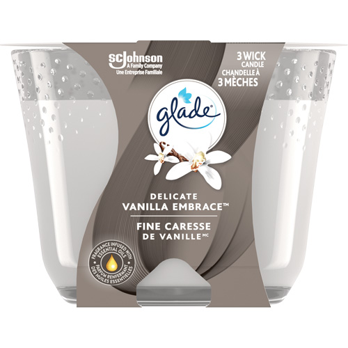 Glade&reg; 3-Wick Candle, Delicate Vanilla Embrace Rideout Tool & Machine Inc.
