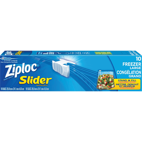 Sacs de cong&eacute;lation &agrave; glissi&egrave;re Ziploc Rideout Tool & Machine Inc.