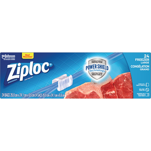 Sacs de cong&eacute;lation &agrave; glissi&egrave;re Ziploc Rideout Tool & Machine Inc.