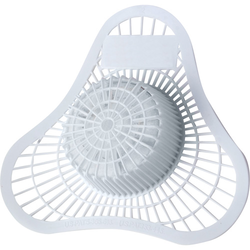 Tamis d'urinoir avec bloc para Health Gards Rideout Tool & Machine Inc.