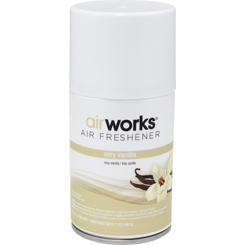 AirWorks&reg; Metered Air Fresheners, Very Vanilla, Aerosol Can Rideout Tool & Machine Inc.