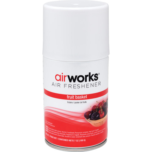 AirWorks&reg; Metered Air Fresheners, Fruit Basket, Aerosol Can Rideout Tool & Machine Inc.