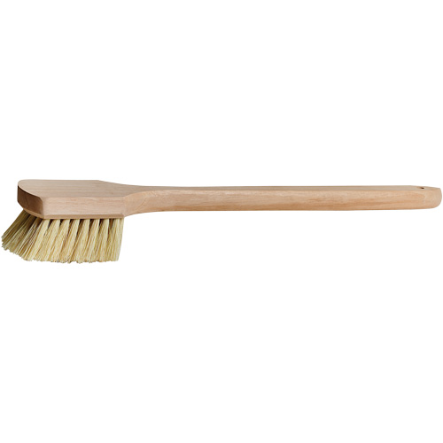 Brosse &agrave; chaudron &agrave; manche long, 20" l, Soies Tampico, Beige Rideout Tool & Machine Inc.
