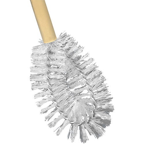 Brosse &agrave; cuvettes HD &agrave; broche torsad&eacute;e, 20" l, Soies Polypropyl&egrave;ne, Jaune Rideout Tool & Machine Inc.
