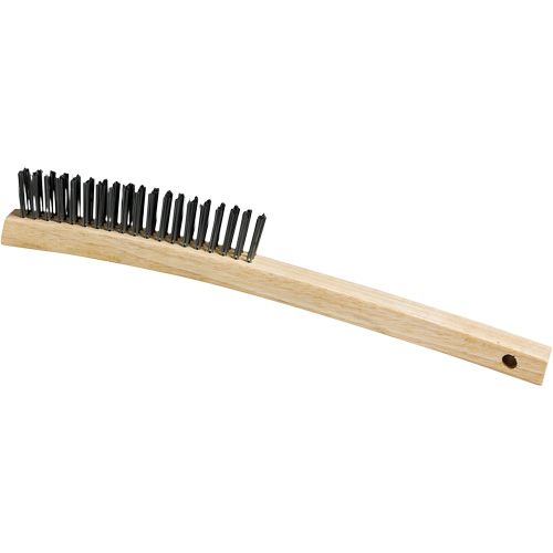 Brosse, Acier, 3 x 19 rangs de fils, Longueur 13-3/4" Rideout Tool & Machine Inc.