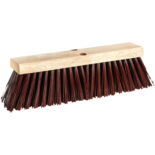 Barn & Street Push Broom, 16", X-Coarse, Polypropylene Bristles Rideout Tool & Machine Inc.